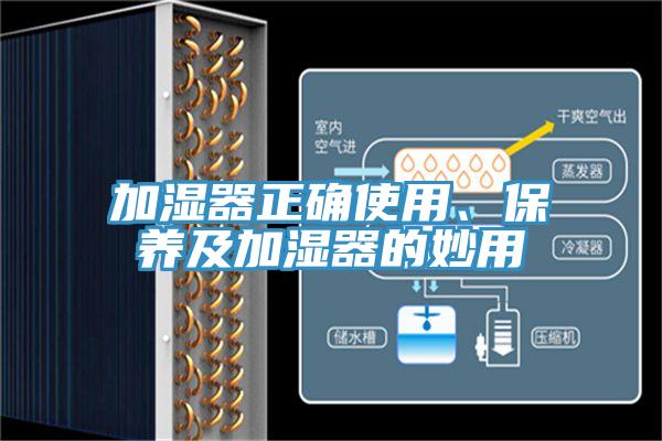 加濕器正確使用、保養(yǎng)及加濕器的妙用