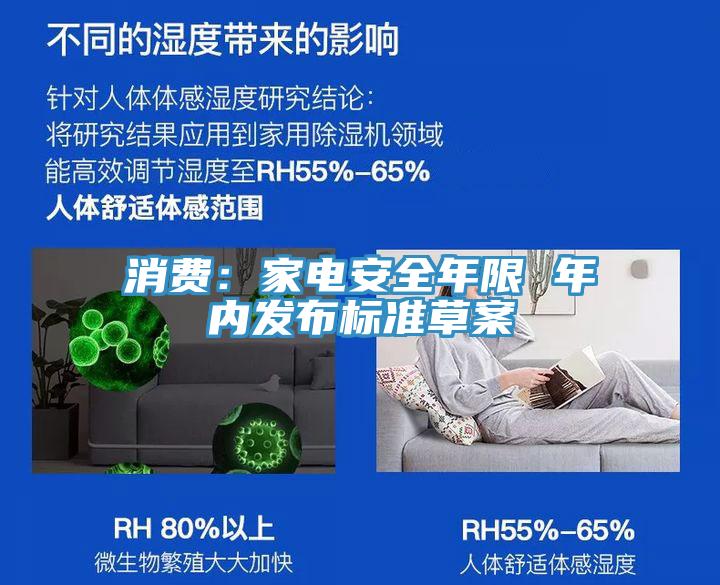 消費：家電安全年限 年內發(fā)布標準草案
