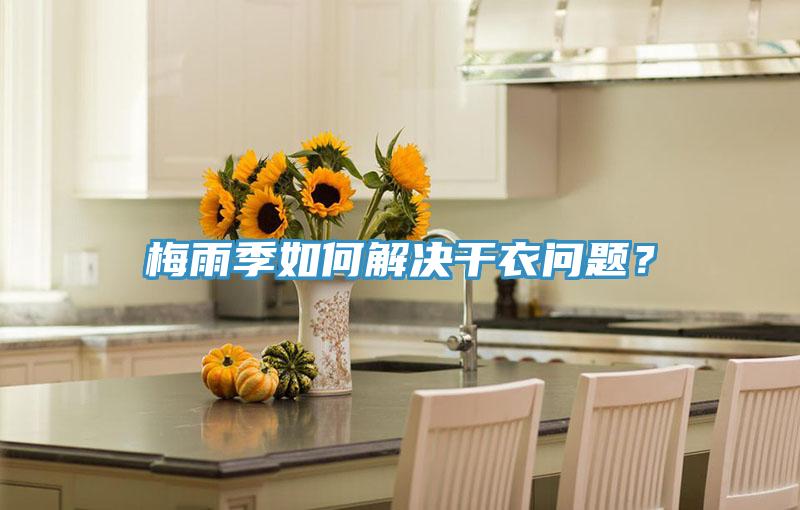 梅雨季如何解決干衣問題？