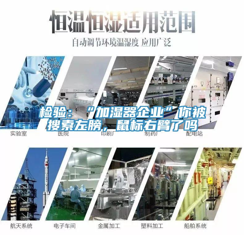 檢驗：“加濕器企業(yè)”你被搜索左膀，鼠標右臂了嗎