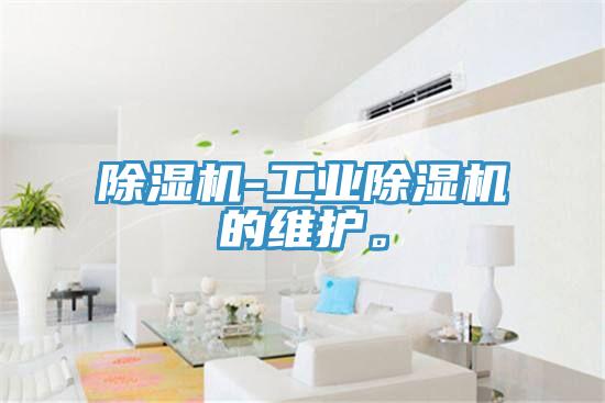 除濕機-工業(yè)除濕機的維護。