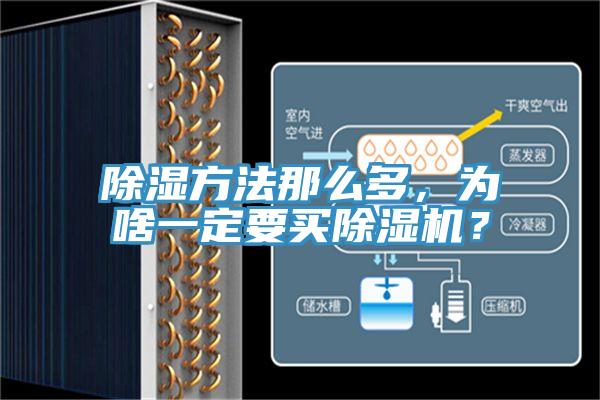 除濕方法那么多，為啥一定要買除濕機？