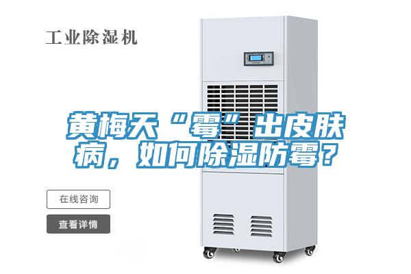 黃梅天“霉”出皮膚病，如何除濕防霉？
