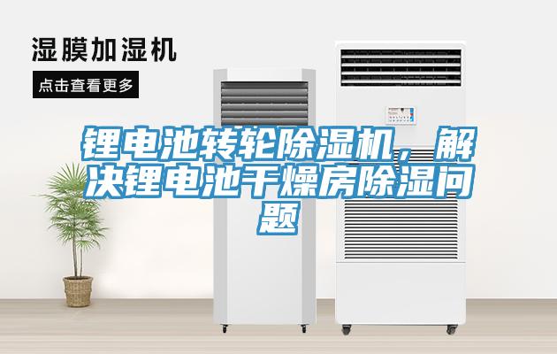 鋰電池轉(zhuǎn)輪除濕機(jī)，解決鋰電池干燥房除濕問(wèn)題
