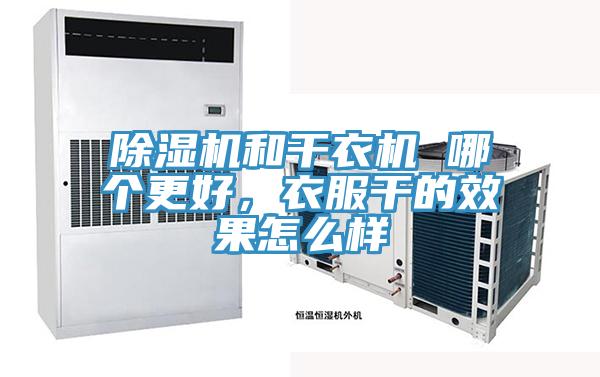 除濕機(jī)和干衣機(jī) 哪個(gè)更好，衣服干的效果怎么樣