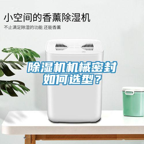 除濕機(jī)機(jī)械密封如何選型？