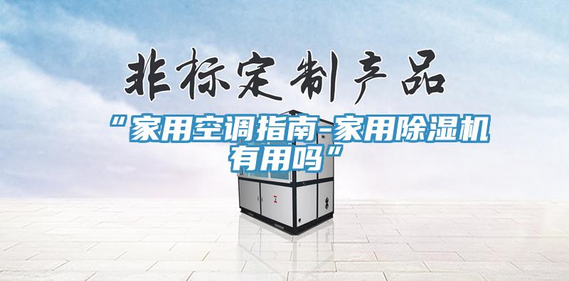 “家用空調(diào)指南-家用除濕機有用嗎”