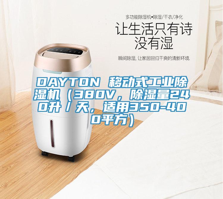 DAYTON 移動(dòng)式工業(yè)除濕機(jī)（380V，除濕量240升／天，適用350-400平方）