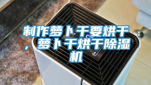 制作蘿卜干要烘干，蘿卜干烘干除濕機