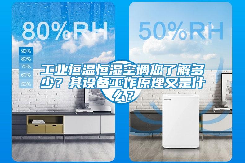 工業(yè)恒溫恒濕空調(diào)您了解多少？其設(shè)備工作原理又是什么？