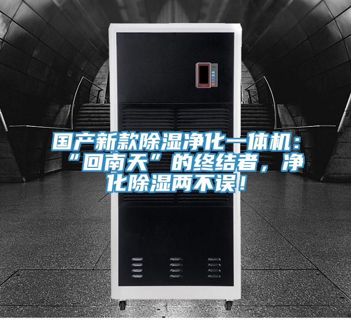 國(guó)產(chǎn)新款除濕凈化一體機(jī)：“回南天”的終結(jié)者，凈化除濕兩不誤！
