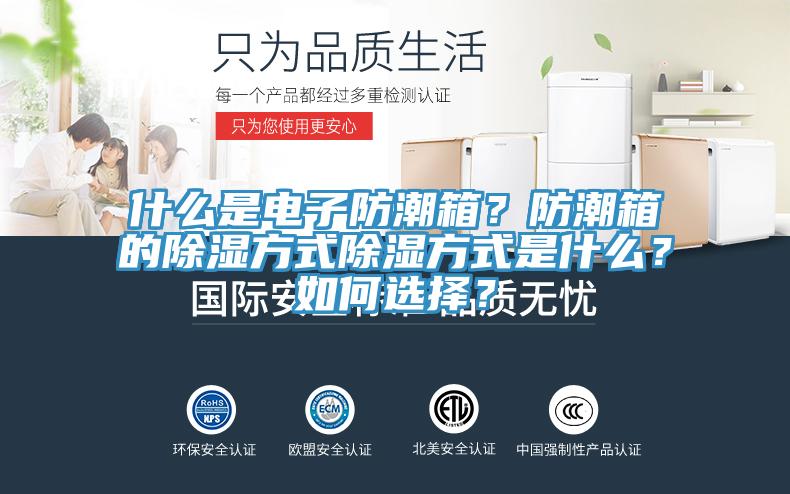 什么是電子防潮箱？防潮箱的除濕方式除濕方式是什么？如何選擇？