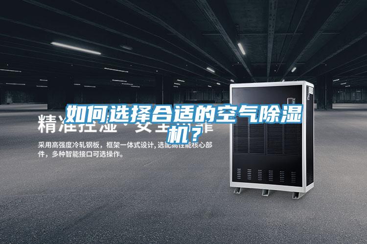 如何選擇合適的空氣除濕機(jī)？