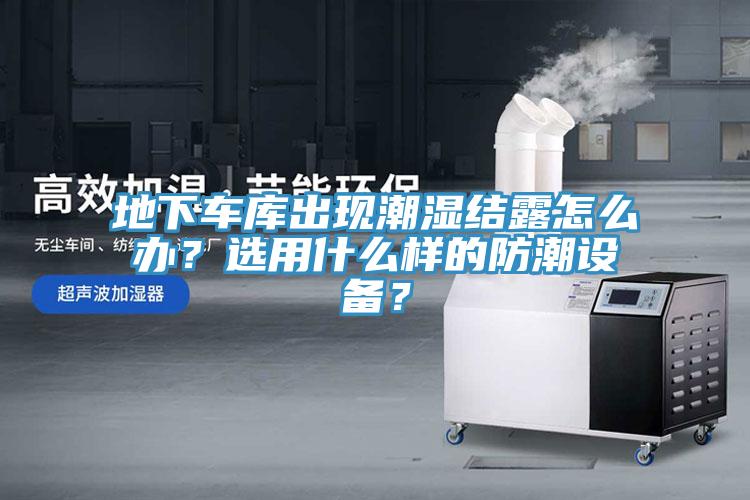 地下車庫出現(xiàn)潮濕結露怎么辦？選用什么樣的防潮設備？