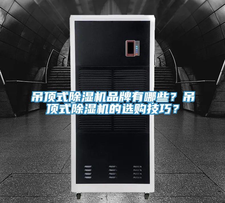 吊頂式除濕機品牌有哪些？吊頂式除濕機的選購技巧？