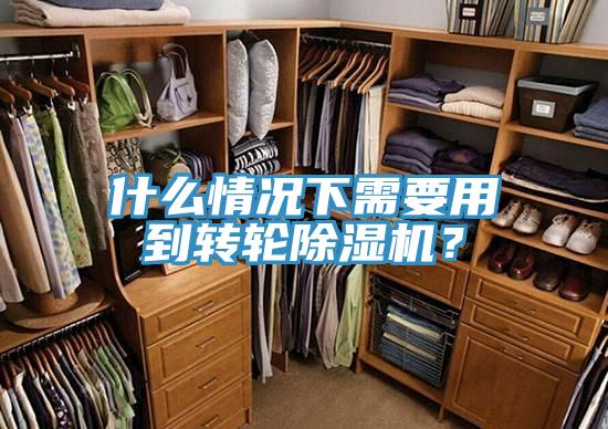 什么情況下需要用到轉(zhuǎn)輪除濕機(jī)？