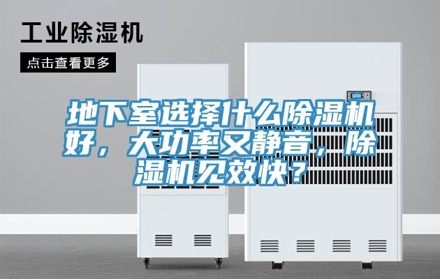 地下室選擇什么除濕機(jī)好，大功率又靜音，除濕機(jī)見效快？
