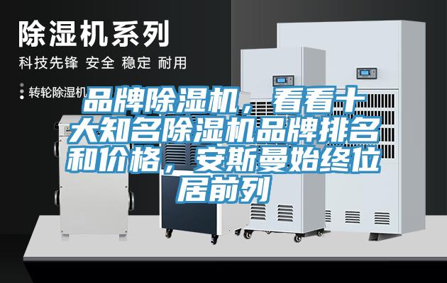 品牌除濕機，看看十大知名除濕機品牌排名和價格，安斯曼始終位居前列