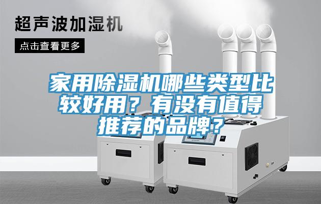 家用除濕機(jī)哪些類型比較好用？有沒有值得推薦的品牌？