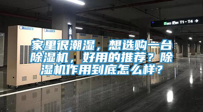家里很潮濕，想選購一臺除濕機，好用的推薦？除濕機作用到底怎么樣？