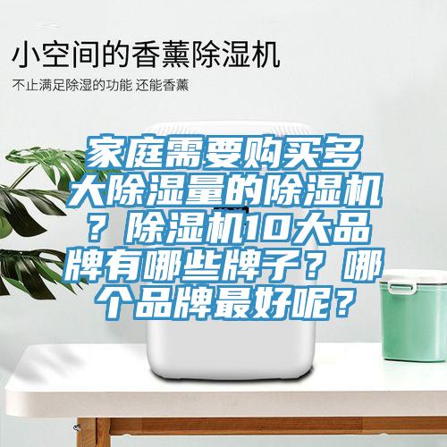 家庭需要購買多大除濕量的除濕機？除濕機10大品牌有哪些牌子？哪個品牌最好呢？