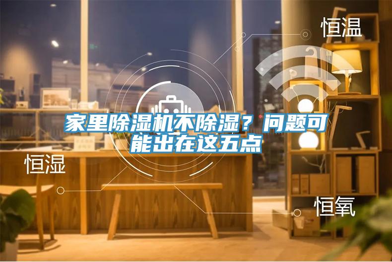 家里除濕機(jī)不除濕？問題可能出在這五點(diǎn)