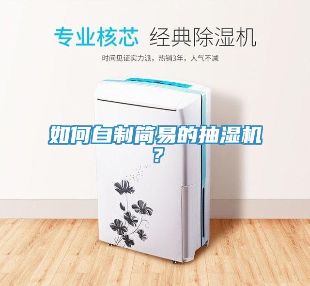 如何自制簡易的抽濕機？