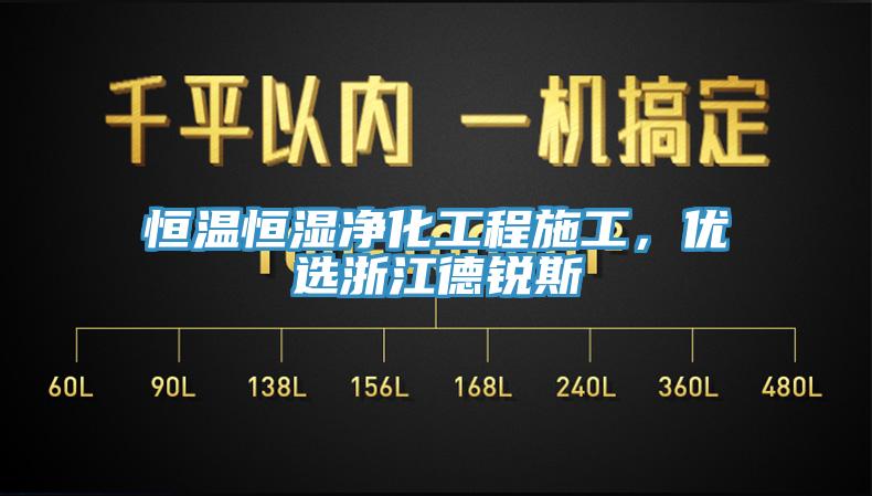恒溫恒濕凈化工程施工，優(yōu)選浙江德銳斯