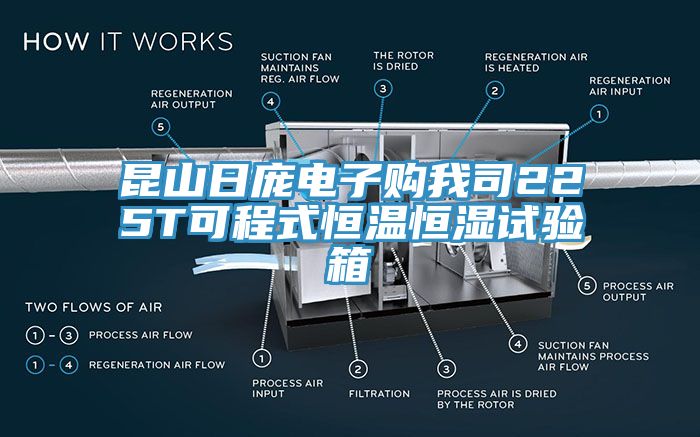 昆山日龐電子購(gòu)我司225T可程式恒溫恒濕試驗(yàn)箱