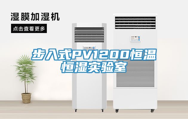 步入式PV1200恒溫恒濕實驗室