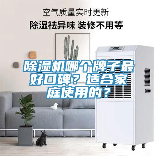 除濕機哪個牌子最好口碑？適合家庭使用的？