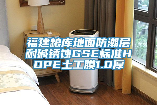 福建糧庫地面防潮層耐堿銹蝕GSE標準HDPE土工膜1.0厚