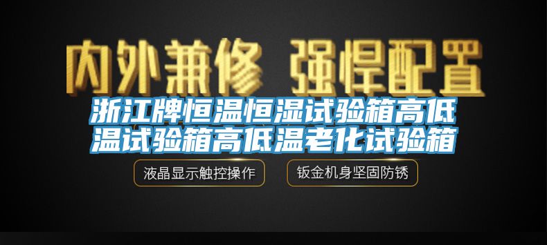 浙江牌恒溫恒濕試驗(yàn)箱高低溫試驗(yàn)箱高低溫老化試驗(yàn)箱