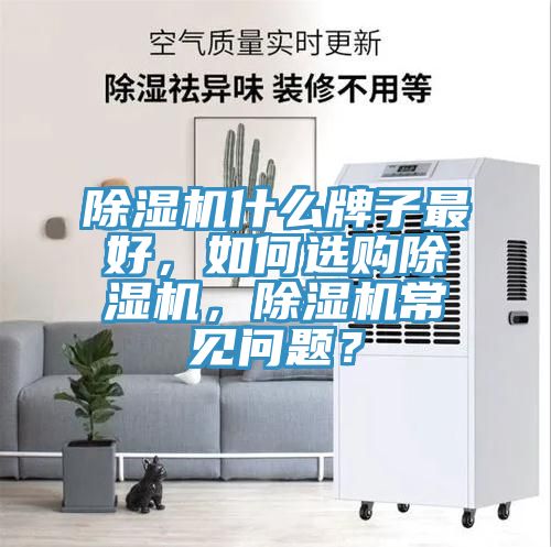 除濕機什么牌子最好，如何選購除濕機，除濕機常見問題？