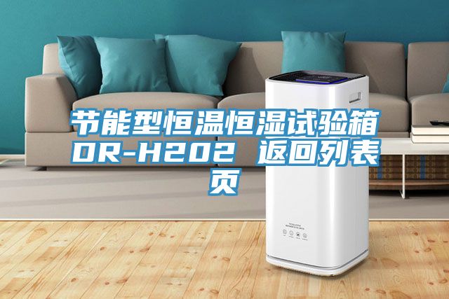 節(jié)能型恒溫恒濕試驗箱DR-H202 返回列表頁