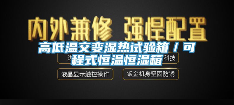 高低溫交變濕熱試驗(yàn)箱／可程式恒溫恒濕箱